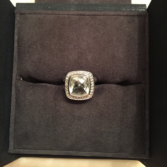 David Yurman Jewelry - David Yurman Ring Prasiolite w/ Diamonds -  11 mm